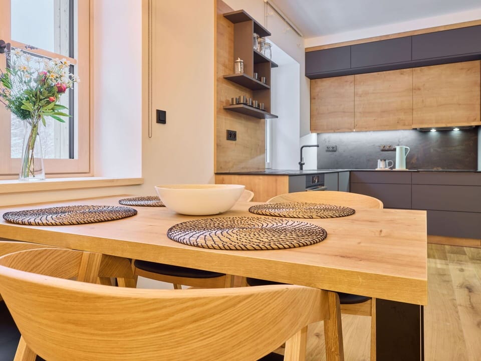 Table, Furniture, Property, Cabinetry, Countertop, Wood, Interior Design, Architecture, Flooring, Floor