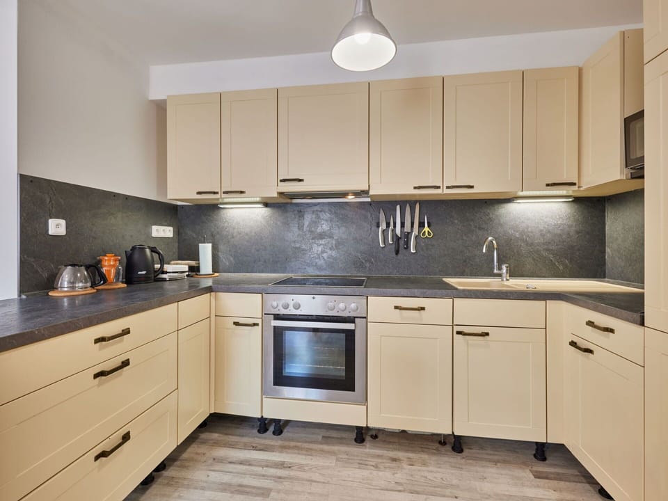 Cabinetry, Countertop, Furniture, Building, Kitchen Stove, Sink, Wood, Kitchen, Drawer, Kitchen Appliance