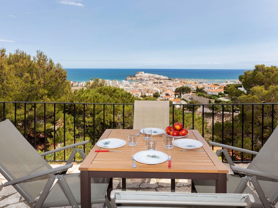 Sky, Table, Furniture, Property, Water, Plant, Chair, Building, Tableware, Outdoor Table