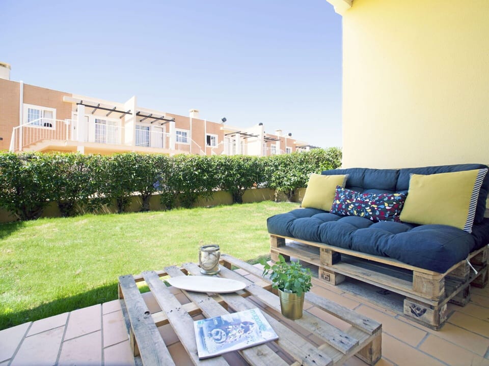 Plant, Furniture, Property, Sky, Couch, Building, Azure, Blue, Table, Outdoor Furniture