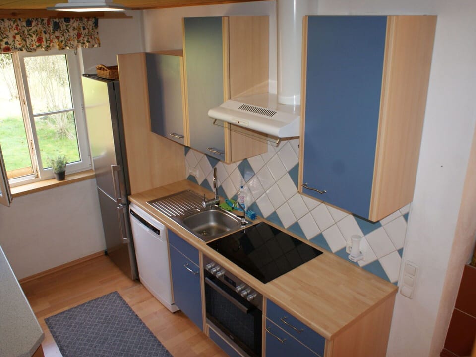 Cabinetry, Window, Wood, Interior Design, Countertop, Floor, Building, Flooring, Kitchen, Hardwood