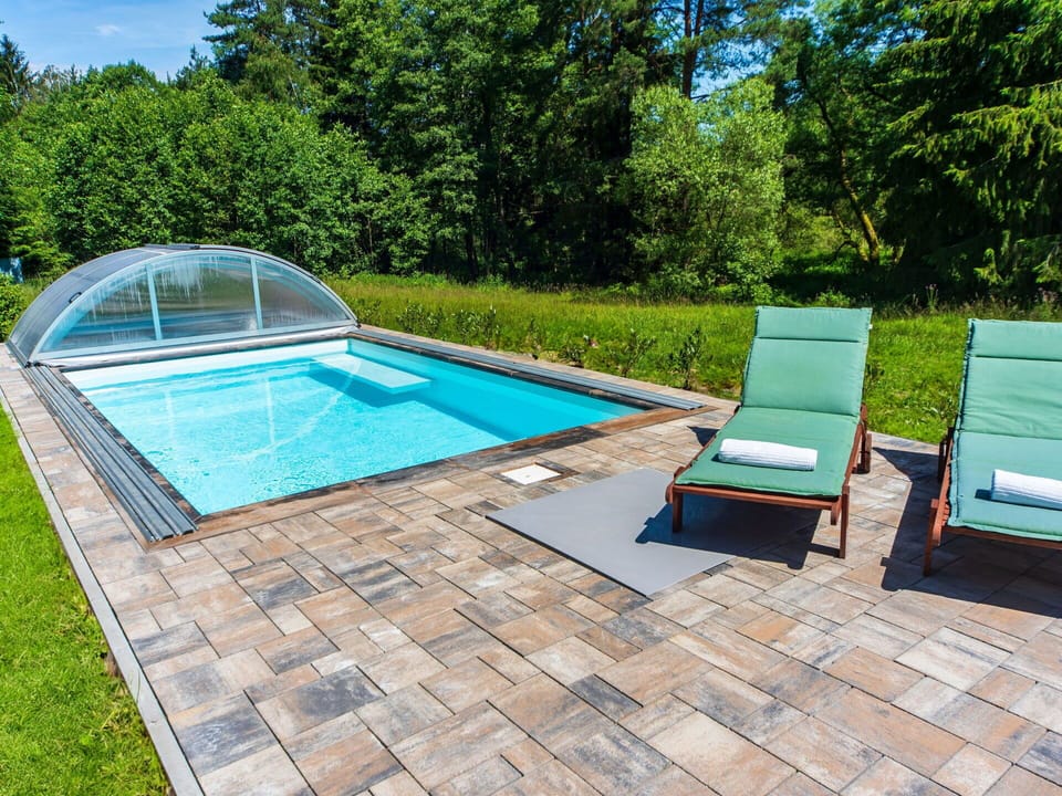 Swimming Pool, Flooring, Composite Material, Floor, Outdoor Furniture, Tile, Garden, Patio, Flagstone, Landscaping