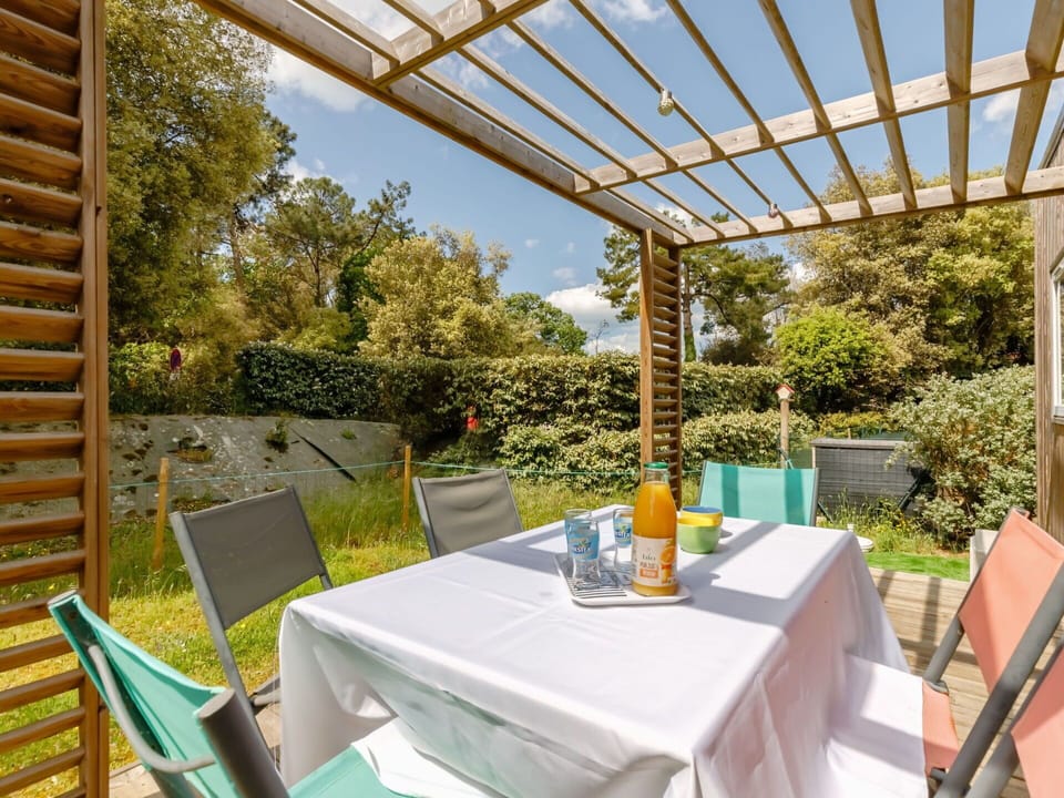 Furniture, Plant, Table, Property, Tableware, Chair, Sky, Shade, Outdoor Furniture, Lighting