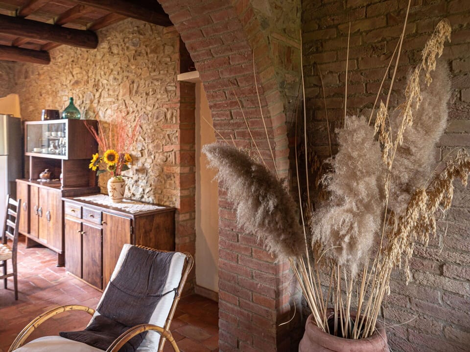Furniture, Building, Wood, Lighting, Chair, Flowerpot, House, Wall, Table, Floor
