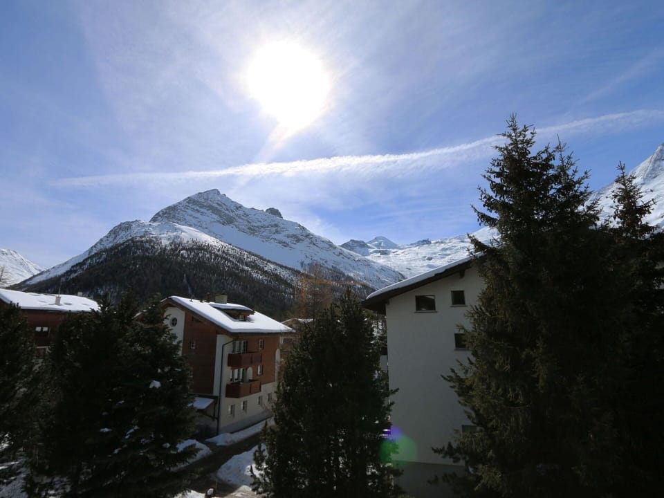 Cloud, Sky, Mountain, Atmosphere, Snow, Window, Building, House, Slope, Sunlight