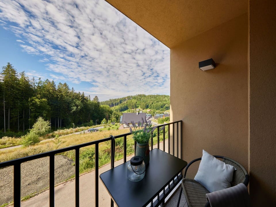 Plant, Table, Sky, Cloud, Property, Furniture, Building, Chair, Tree, Interior Design