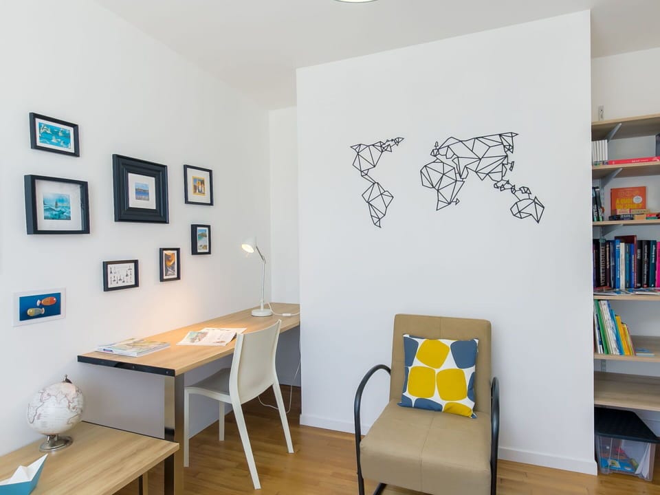 Furniture, Table, Building, Wood, Picture Frame, Shelf, Paint, Floor, Living Room, House