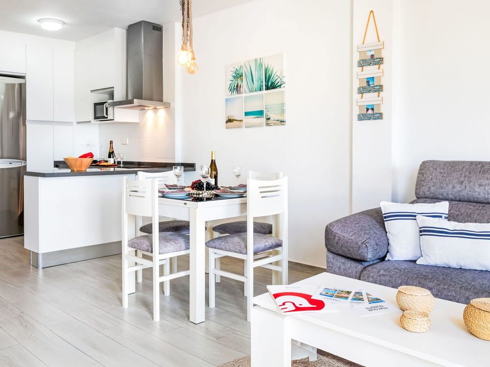 Furniture, Interior Design, Flooring, Floor, Apartment, Room, Table, Chair, Living Room, Home