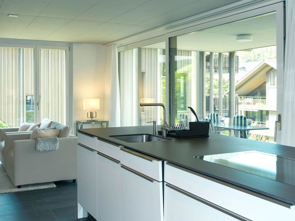 Cabinetry, Property, Kitchen Sink, Countertop, Sink, Tap, Building, Kitchen, Window