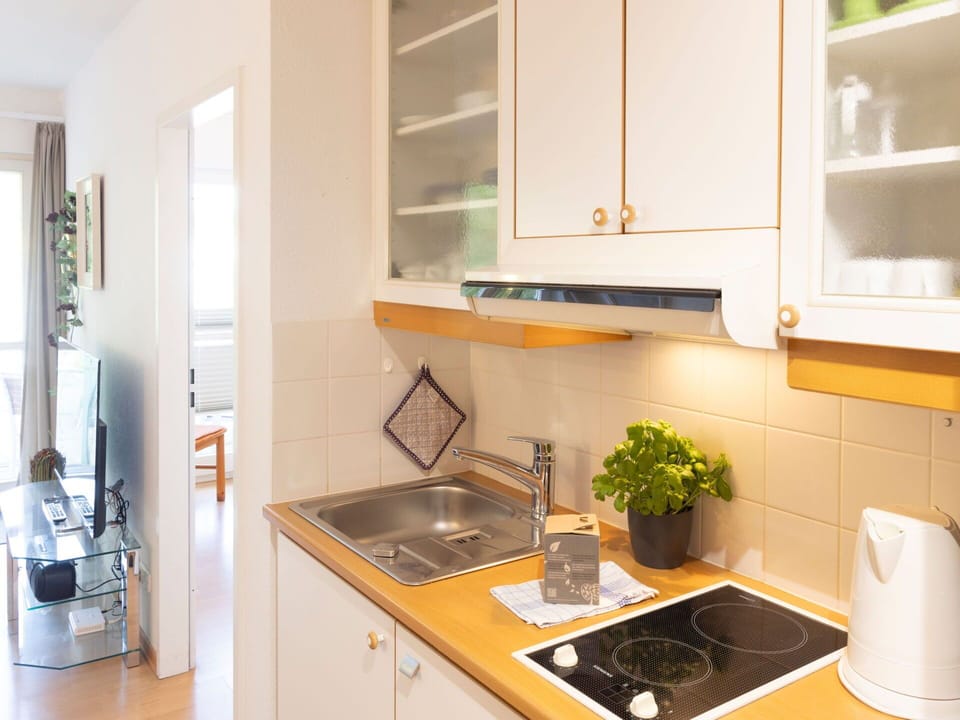 Kitchen, Kitchen Appliance, Countertop, Cabinetry, Major Appliance, Interior Design, Wood, Kitchen Sink, Furniture, Flooring