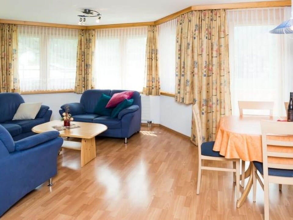 Table, Furniture, Couch, Azure, Comfort, Building, Wood, Interior Design, Curtain, Floor