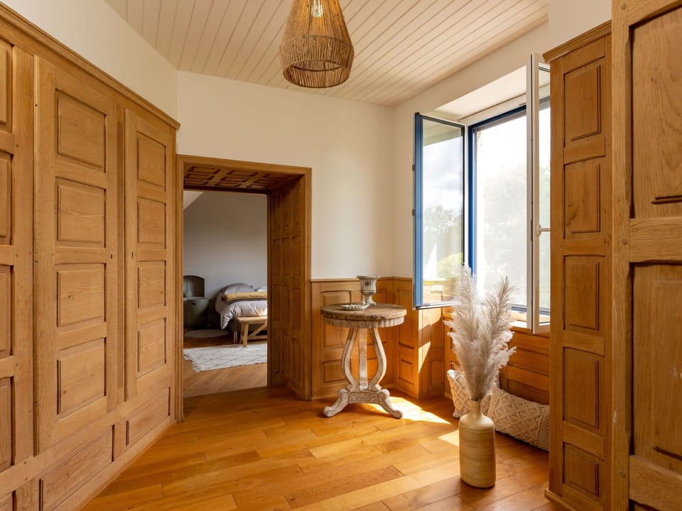 Property, Furniture, Building, Wood, Door, Interior Design, Lighting, Window, Yellow, Floor