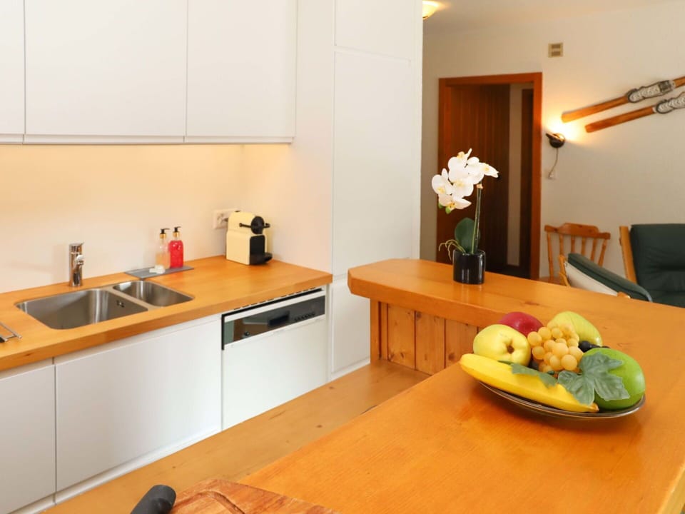 Kitchen Sink, Sink, Furniture, Cabinetry, Table, Countertop, Tap, Couch, Interior Design, Orange