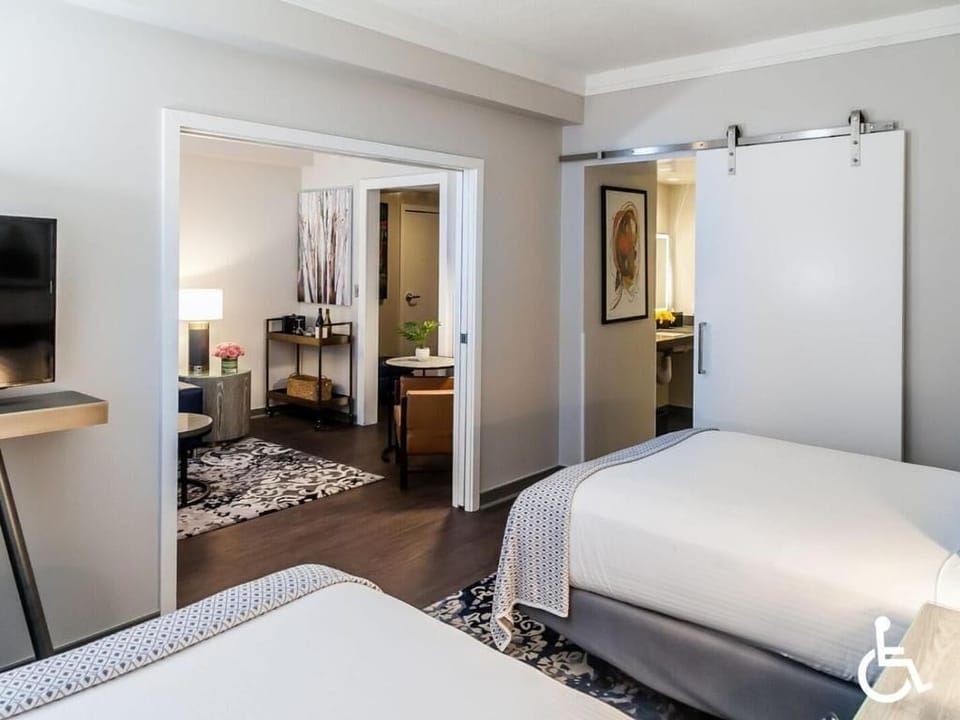 2 double size bed