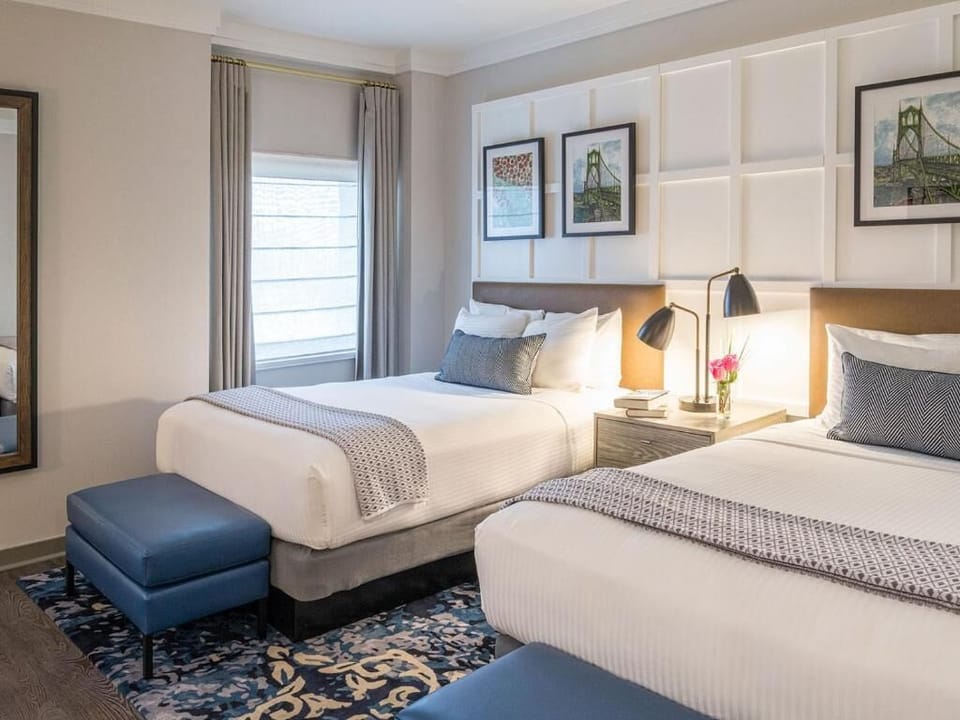 2 double size bed