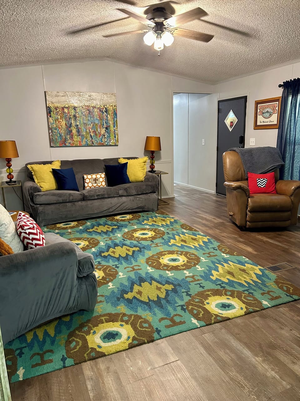 The couch is also a sofa sleeper! 