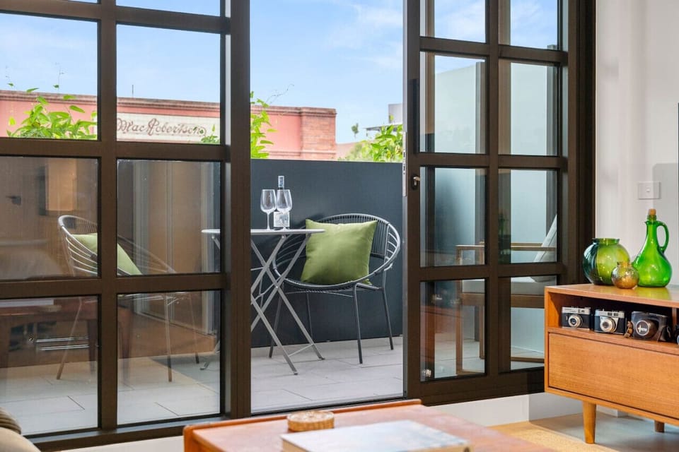 Enjoy a drink on your private balcony