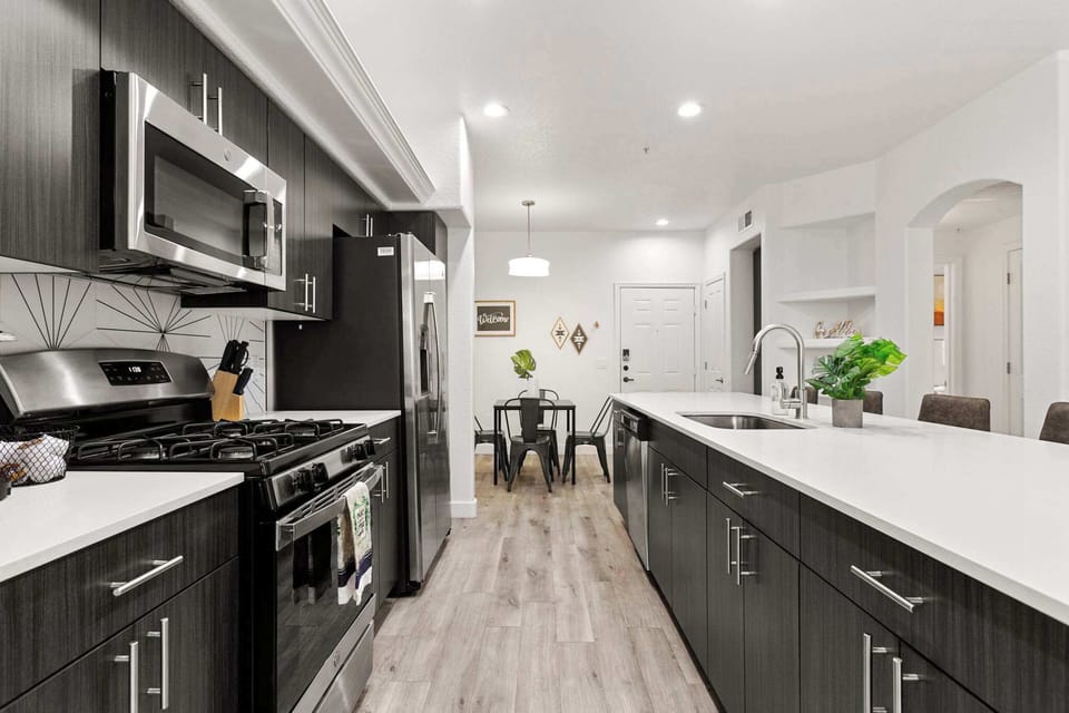 Fully equipped kitchen