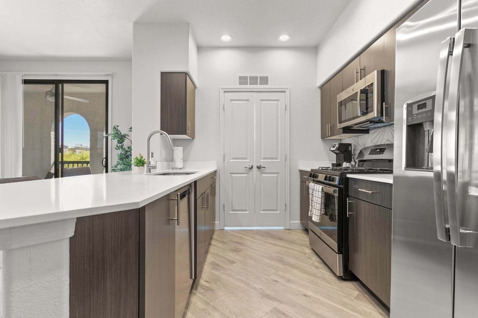 Fully equipped kitchen