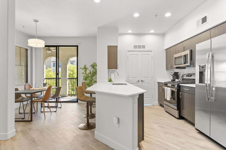 Fully equipped kitchen
