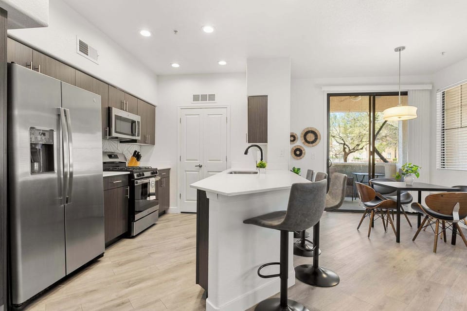 Fully equipped kitchen