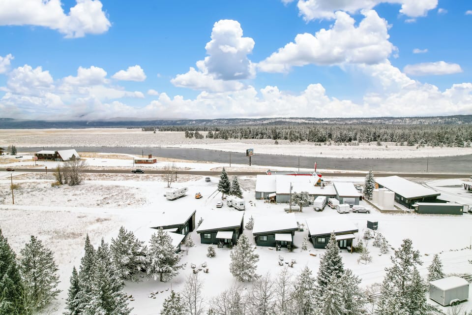 Here is the view of the property, which shows the lake and surrounding area.to the lake. .