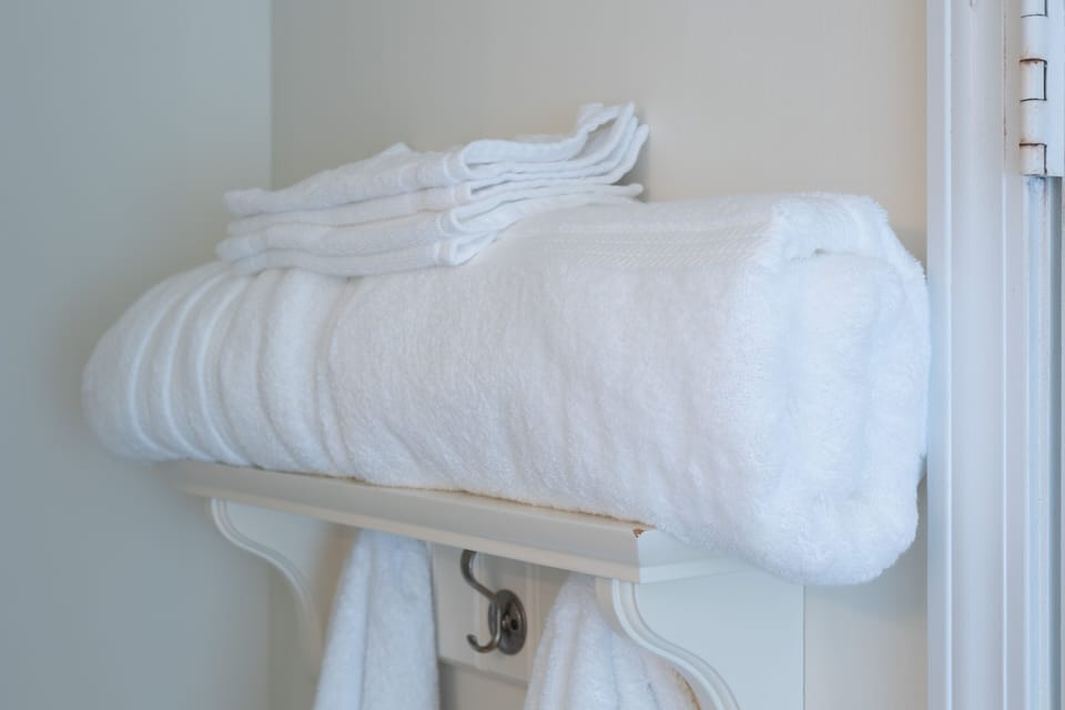 Luxury hotel towels