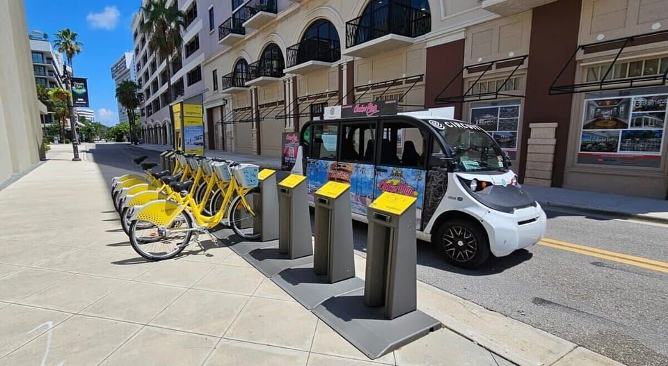 Free Transportation (Ride Circuit app)Bike Rental (BrightBike app)