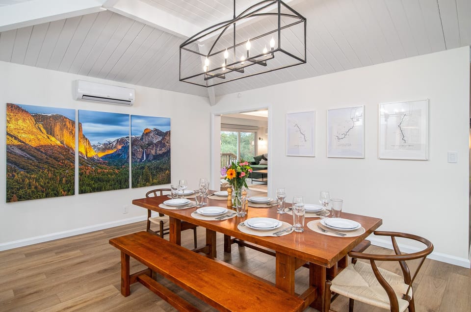 Family style dining room