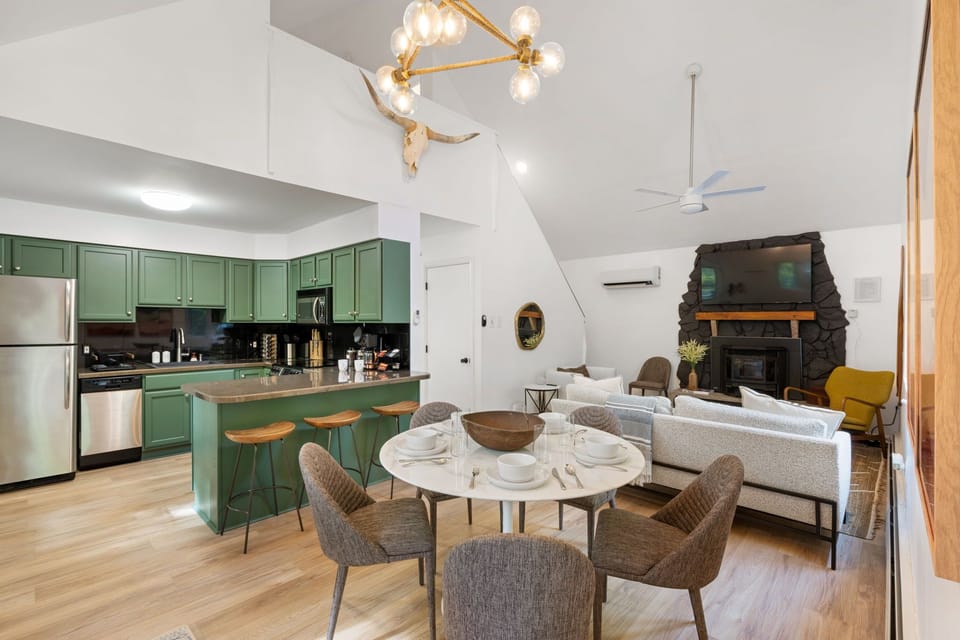 Rustic charm meets modern comfort.
