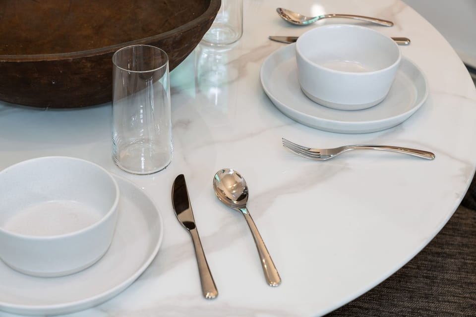 Everything set for your next shared meal.