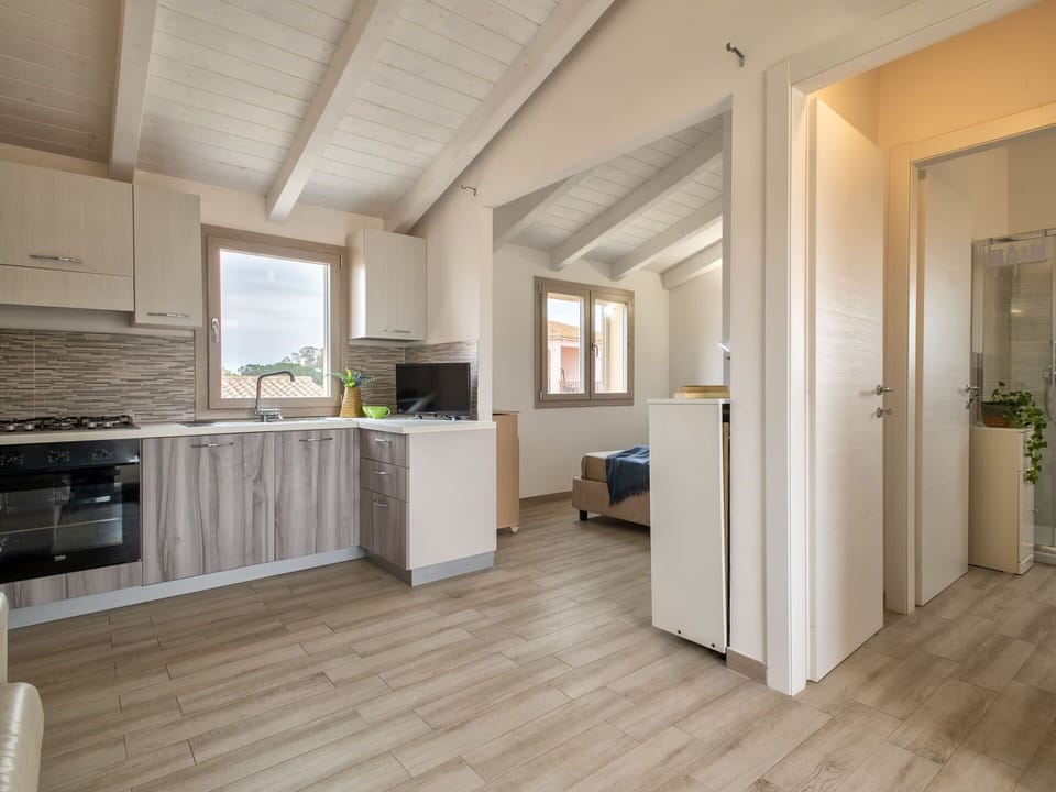 Building, Cabinetry, Countertop, Wood, Houseplant, Door, Floor, Flooring, Kitchen Stove, Hall