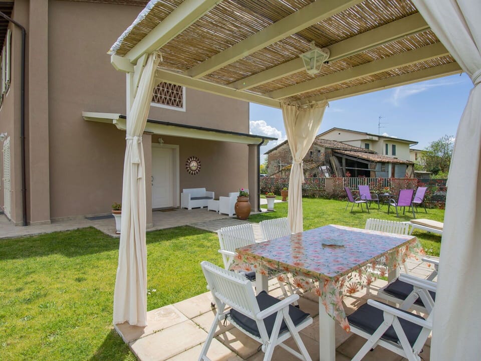 Property, Table, Building, Plant, Shade, Chair, Wood, Architecture, Porch, Outdoor Table