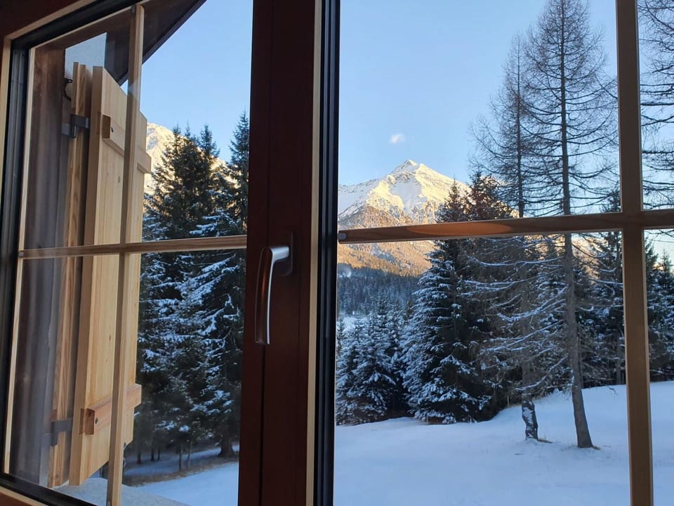 Sky, Window, Snow, Wood, Tree, Building, Shade, Door, Tints And Shades