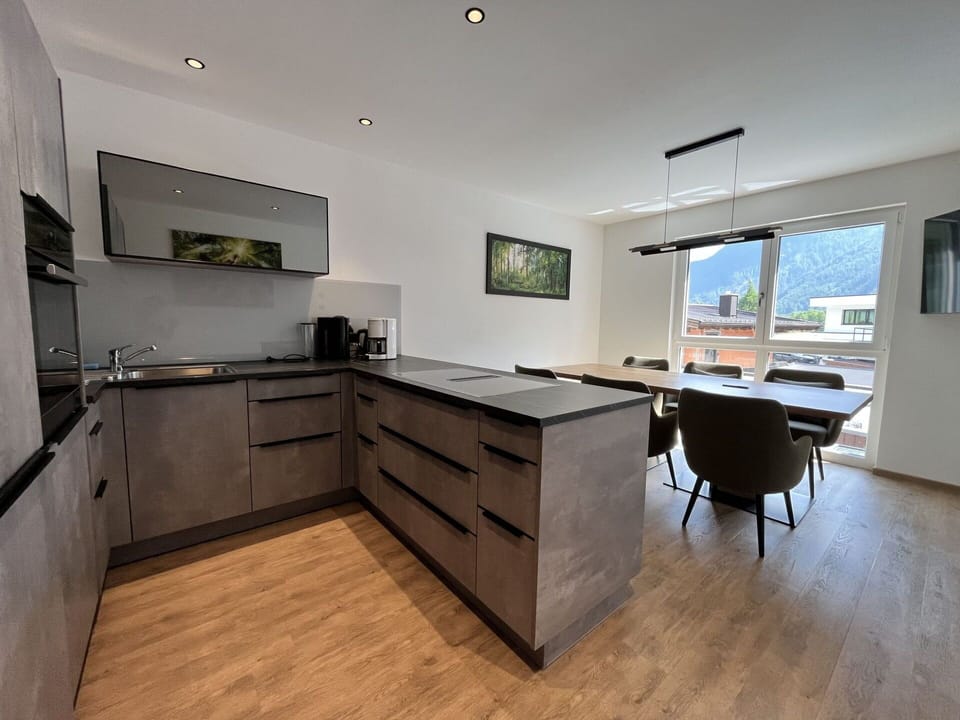 Cabinetry, Countertop, Property, Furniture, Table, Window, Wood, Building, Kitchen, Interior Design