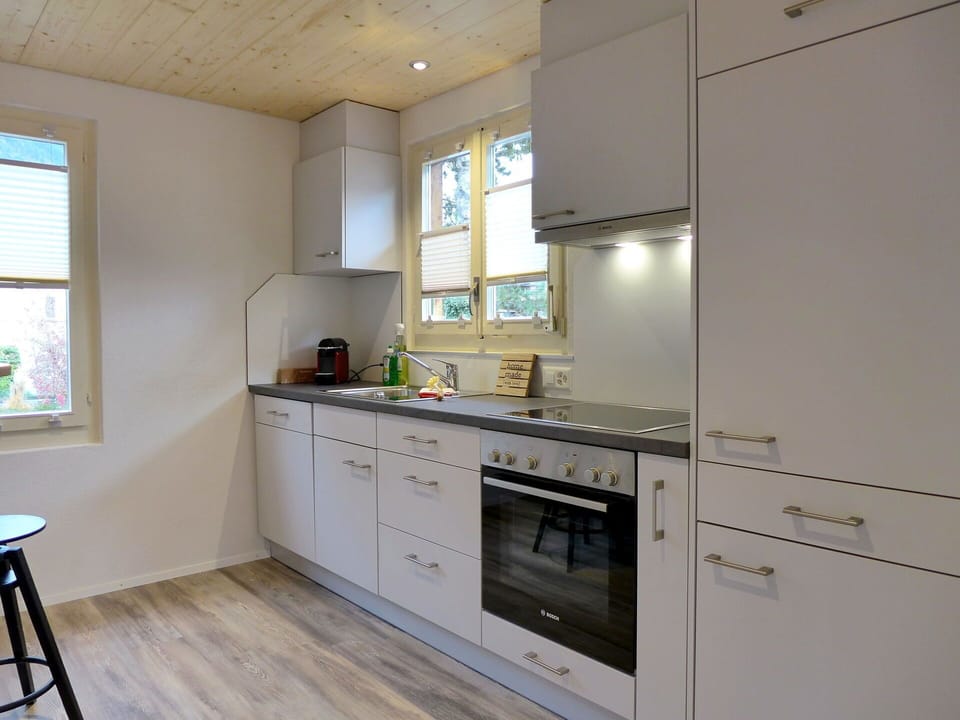 Cabinetry, Countertop, Furniture, Window, Sink, Tap, Kitchen Stove, Kitchen, Kitchen Appliance, Kitchen Sink