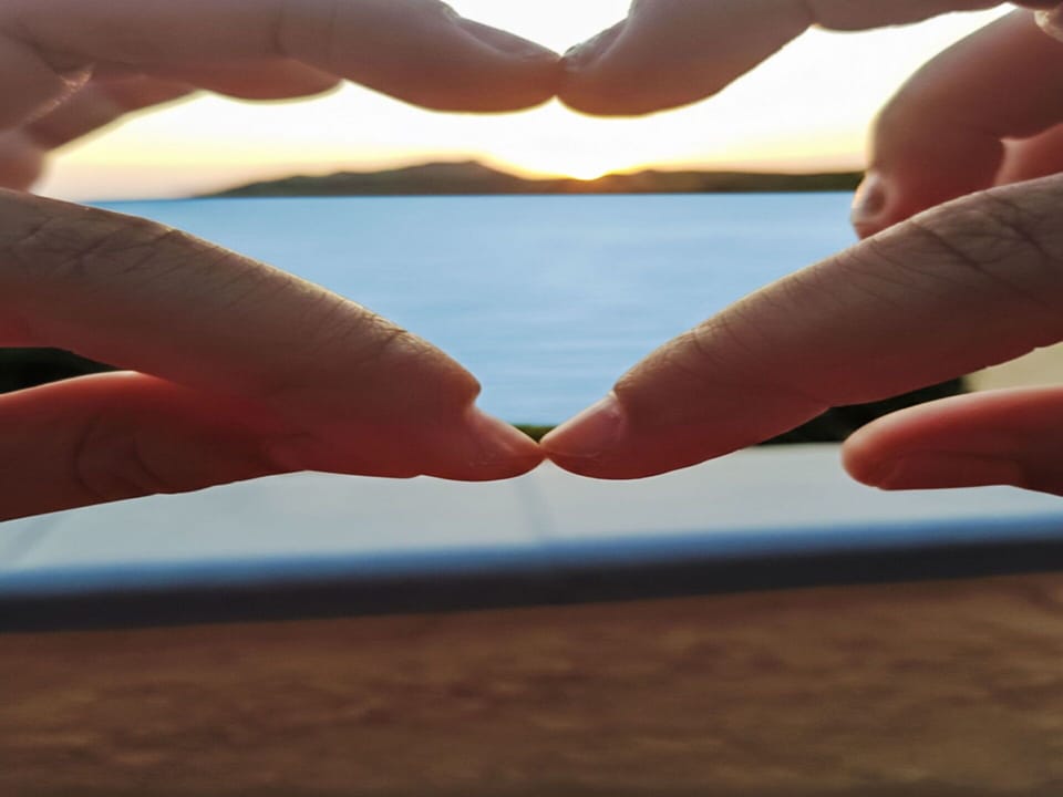Finger, Sea, Ocean, Love, Heart, Vacation