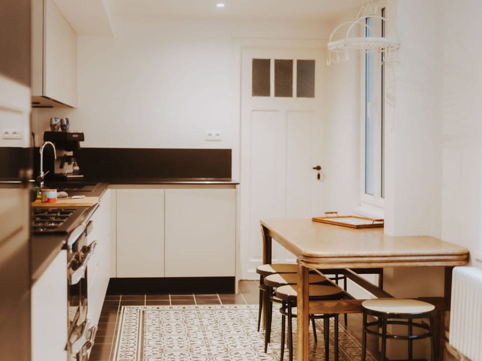 Furniture, Cabinetry, Property, Sink, Countertop, Table, Wood, Kitchen Stove, Kitchen Sink, Kitchen Appliance