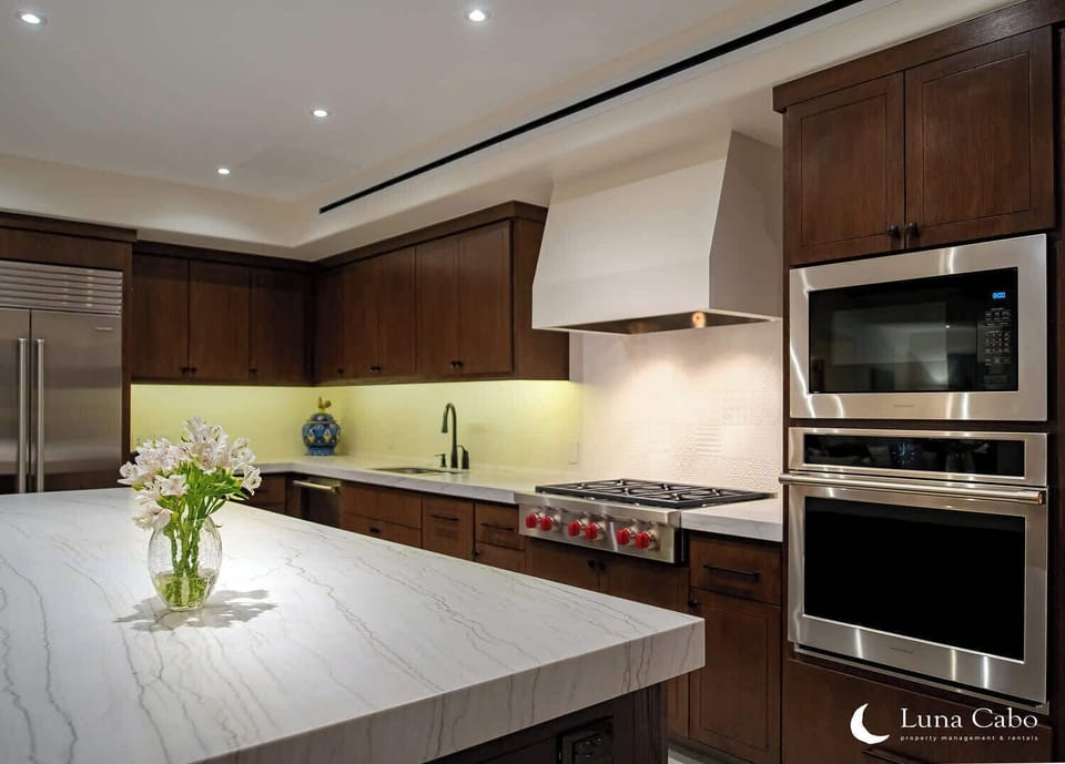 You’ll have a fully-equipped gourmet kitchen for preparing meals at home