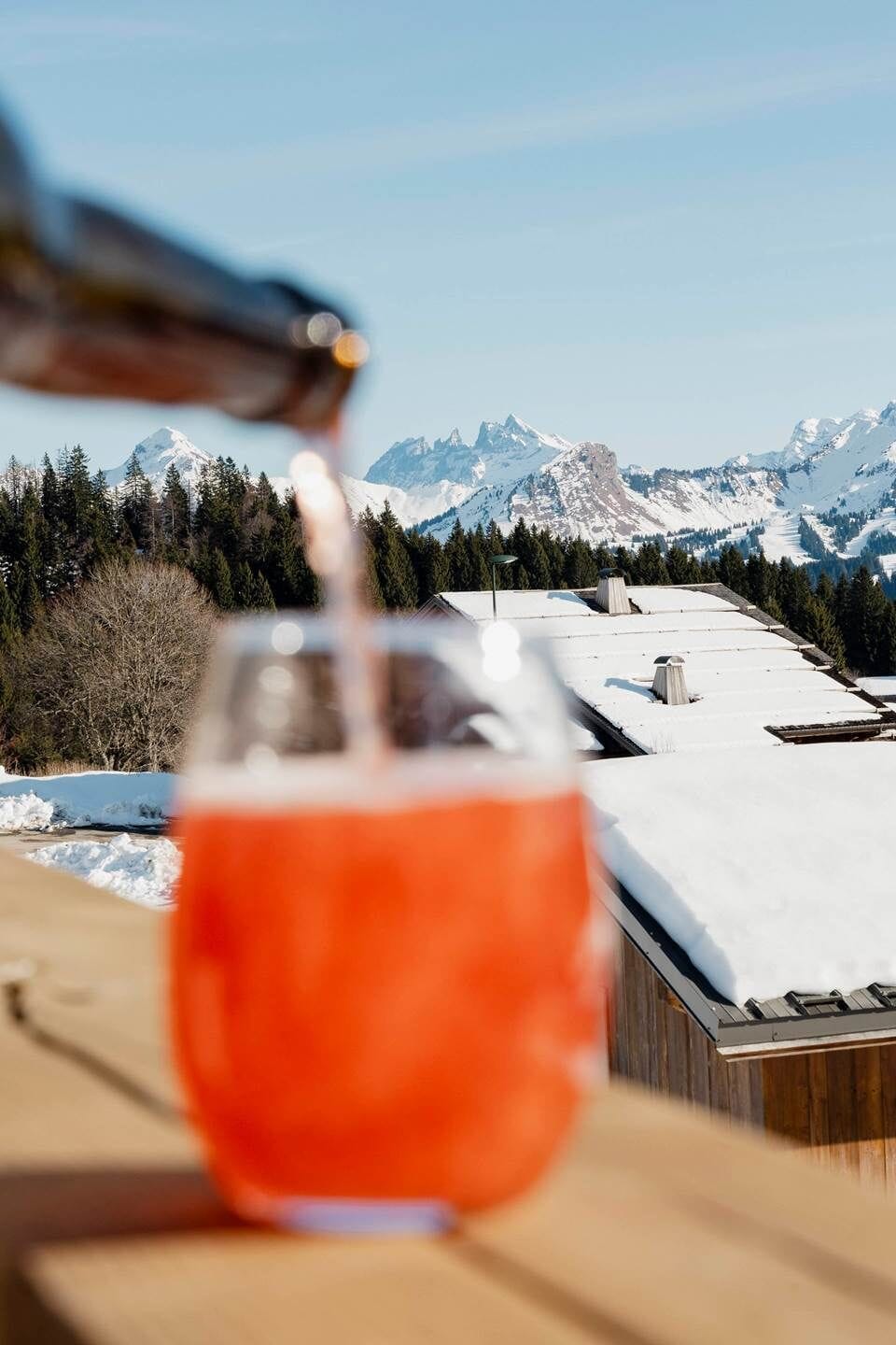 dents du midi depuis la terrasse