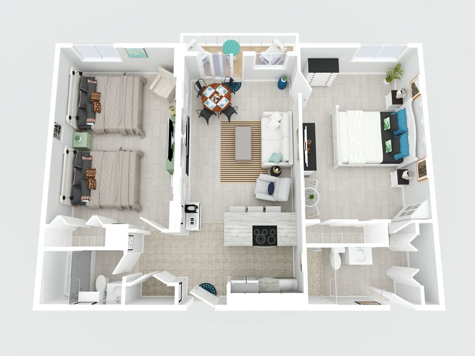802 3D Layout for a better view of the whole unit