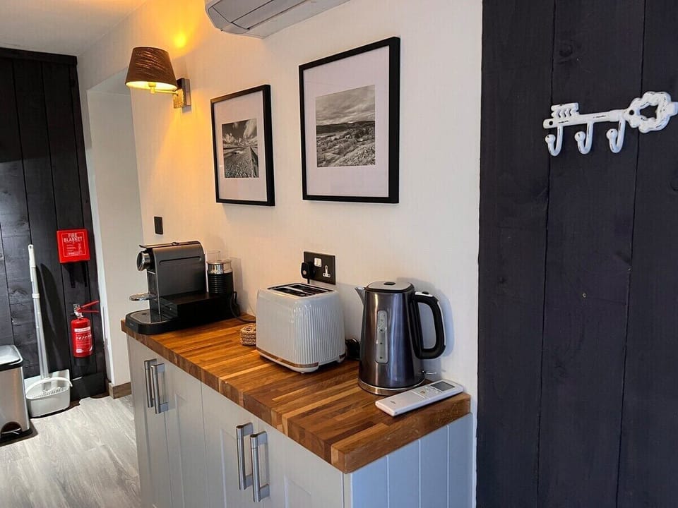 Nespresso coffee machine and milk frother