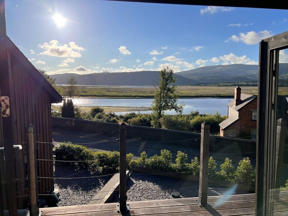 View from Summer house decking