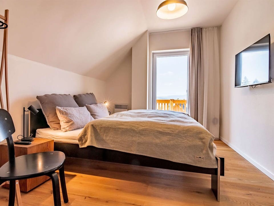 Furniture, Building, Property, Window, Comfort, Wood, Shade, Lighting, Interior Design, Bed Frame
