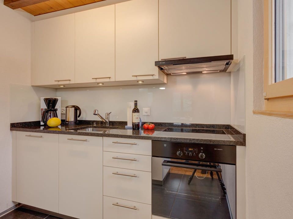 Cabinetry, Countertop, Property, Kitchen Appliance, Kitchen Stove, Kitchen, Cooktop, Building, Wood, Window