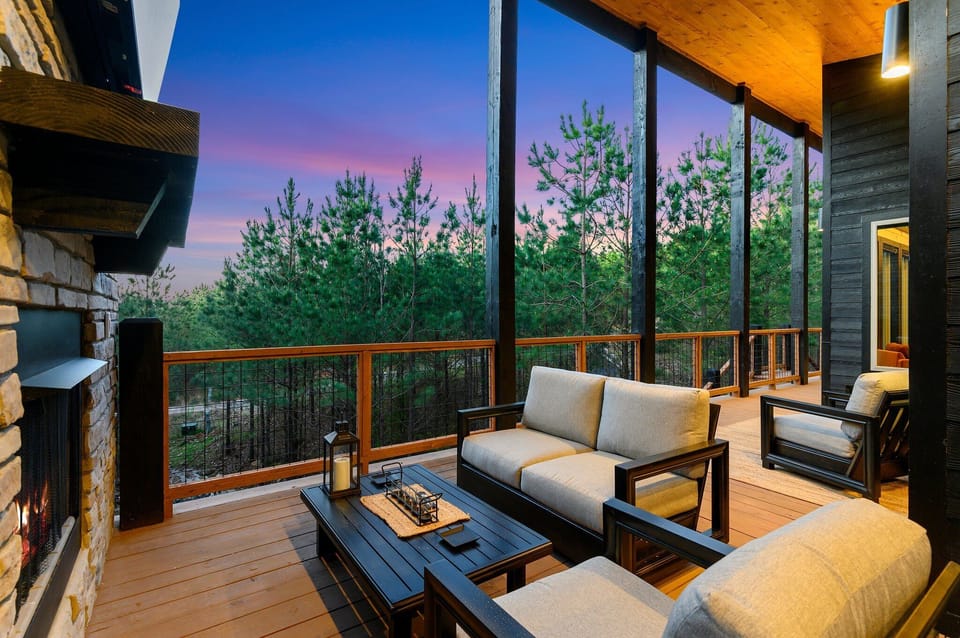 Views from the outdoor deck!