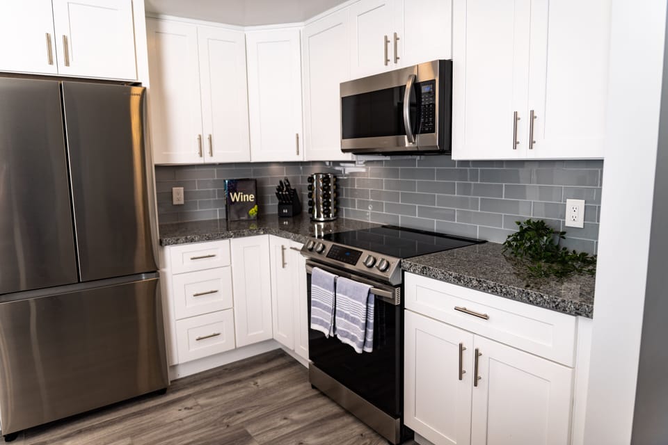 Premium finishes and plenty of counter space for the discerning chef