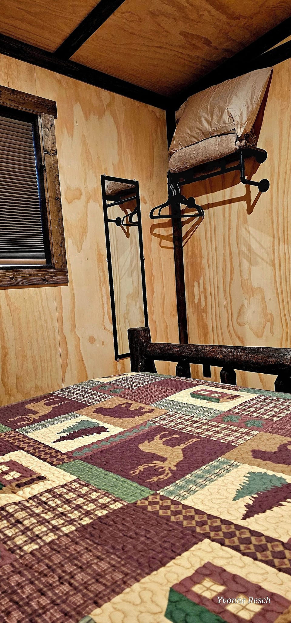 Full length mirror in the master bedroom