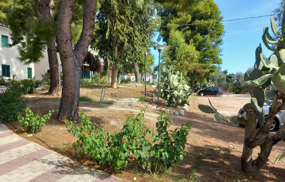 outside
