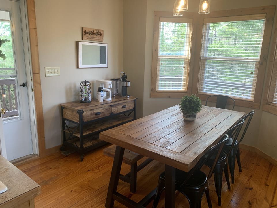 Dining room complete with coffee bar!